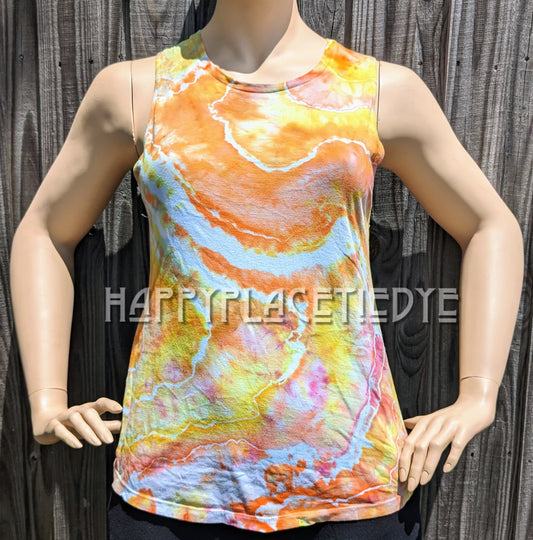 Women's XLarge tie dye tank