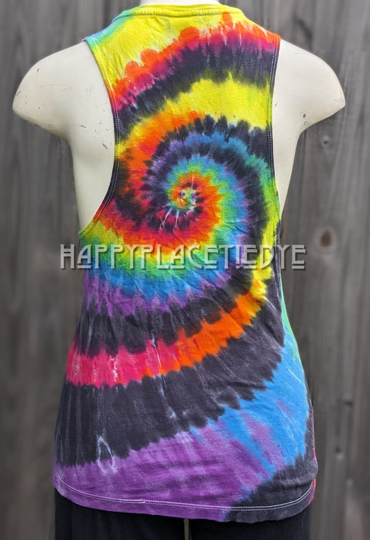 Women's small tie dye tank