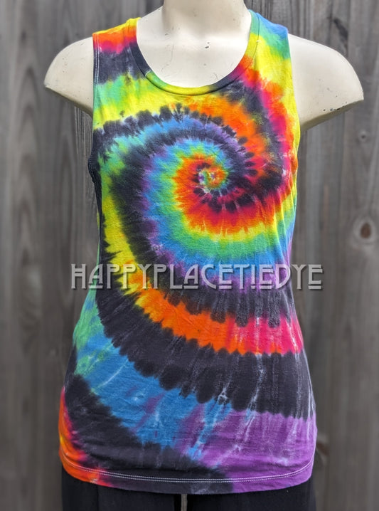 Women's small tie dye tank