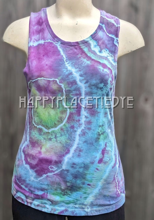 Women's small tie dye tank