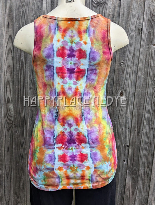 Women's small tie dye tank