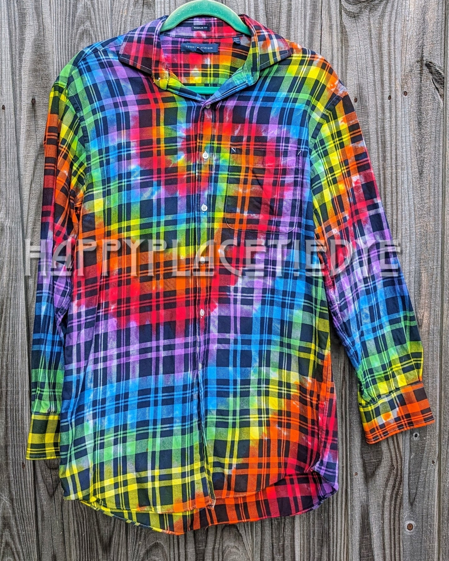 Large Long Sleeve Tie Dye Shirt