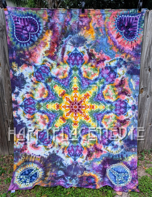 Large Tie Dye Tapestry