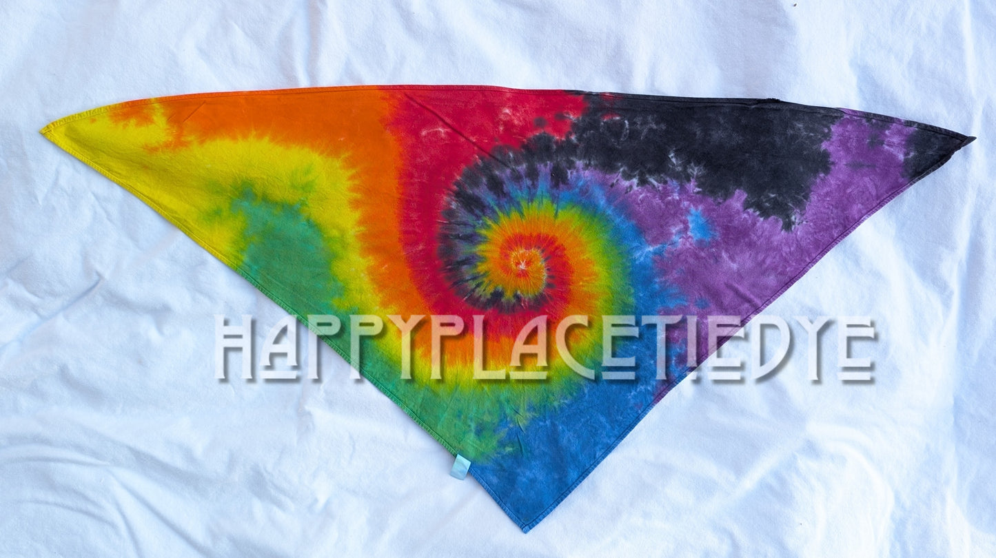 Tie Dye Triangle Bandana