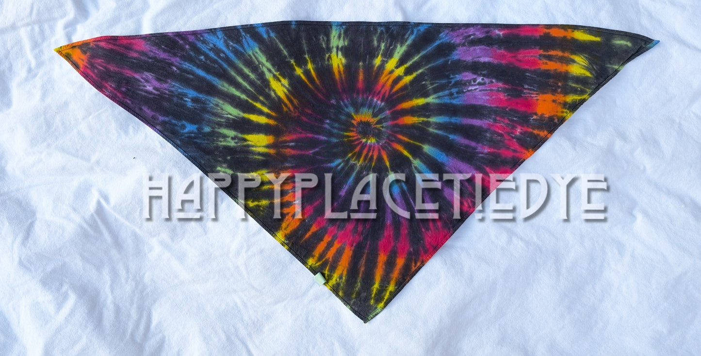 Tie Dye Triangle Bandana