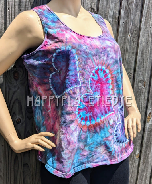 Women's 4XLarge tie dye tank