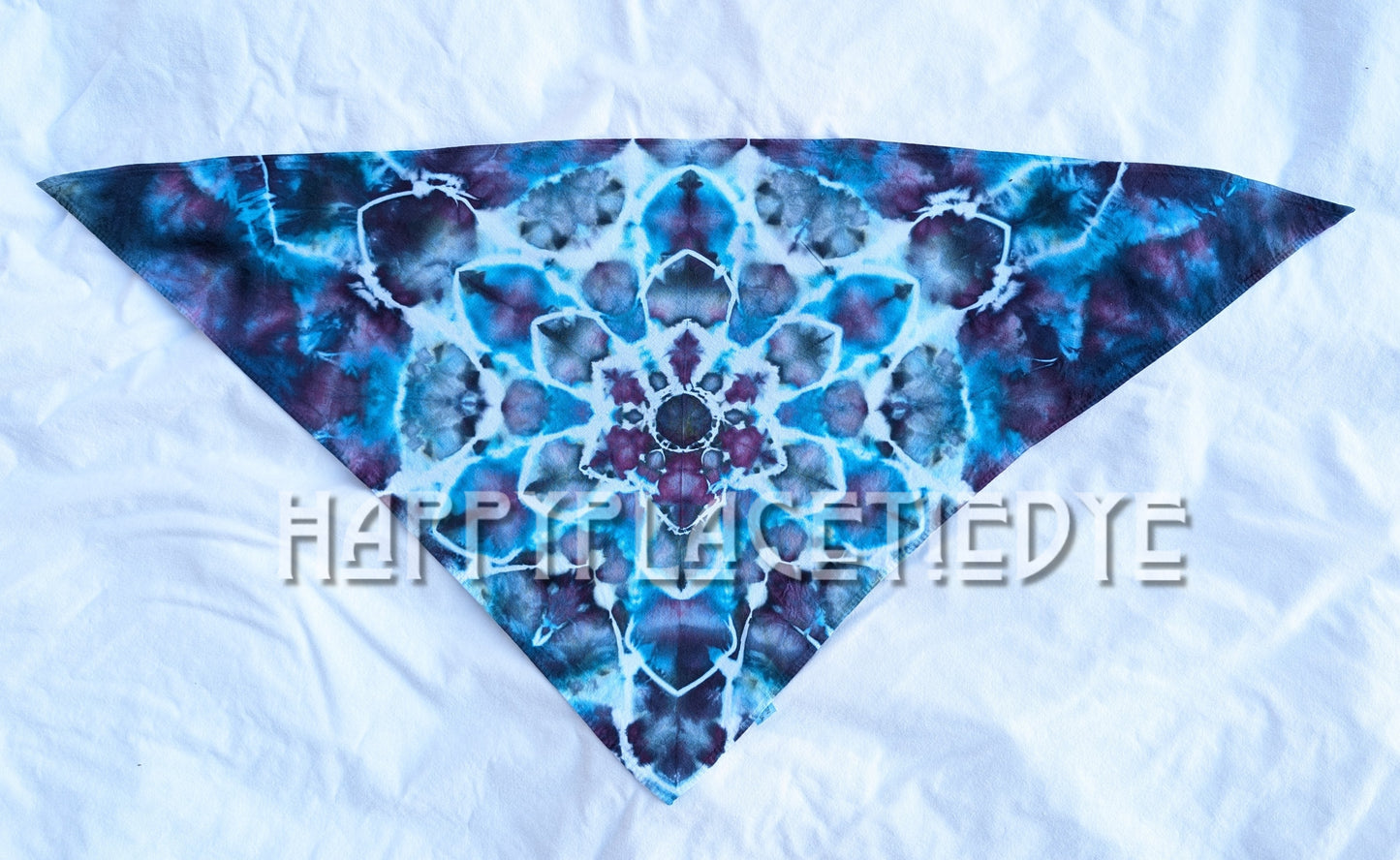 Tie Dye Triangle Bandana